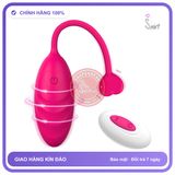 Trứng Rung Cá Heo New Điều Khiển Từ Xa chính hãng - 10 chế độ rung, sạc USB, chất liệu an toàn cho da - giao hàng che tên kín đáo
