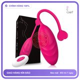 Trứng Rung Cá Heo New Điều Khiển Từ Xa chính hãng - 10 chế độ rung, sạc USB, chất liệu an toàn cho da - giao hàng che tên kín đáo