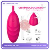 Trứng Rung Cá Heo New Điều Khiển Từ Xa chính hãng - 10 chế độ rung, sạc USB, chất liệu an toàn cho da - giao hàng che tên kín đáo