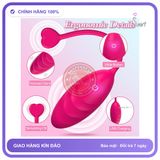 Trứng Rung Cá Heo New Điều Khiển Từ Xa chính hãng - 10 chế độ rung, sạc USB, chất liệu an toàn cho da - giao hàng che tên kín đáo