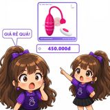Trứng Rung Cá Heo New Điều Khiển Từ Xa chính hãng - 10 chế độ rung, sạc USB, chất liệu an toàn cho da - giao hàng che tên kín đáo