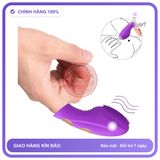 Bao Đôn Ngón Tay Rung chính hãng - ôm sát cảm giác thật, chất liệu latex an toàn, hàng nhập khẩu - giao hàng che tên kín đáo