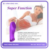 Bao Đôn Ngón Tay Rung chính hãng - ôm sát cảm giác thật, chất liệu latex an toàn, hàng nhập khẩu - giao hàng che tên kín đáo