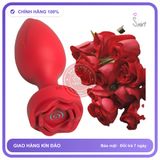 Phích Cắm Rung Hoa Hồng Điều Khiển Từ Xa chính hãng - 10 chế độ rung, sạc USB, silicone y tế - giao hàng che tên kín đáo