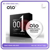Bao Cao Su Olo Đen 001 Hộp 3 Cái chính hãng - siêu mỏng, nhiều gel bôi trơn, có hương thơm - giao hàng che tên kín đáo