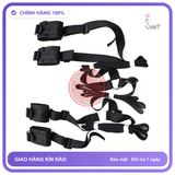 Bộ Dây Trói Tay Chân Ở Giường chính hãng - chất liệu an toàn cho da, dễ vệ sinh, êm ái khi dùng - giao hàng che tên kín đáo