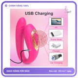 Trứng Rung Ngoáy Avril Nhiều Chế Độ chính hãng - 10 chế độ rung, điều khiển từ xa, silicone cao cấp - giao hàng che tên kín đáo