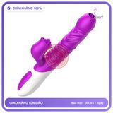 Dương Vật Lưỡi Liếm Fox chính hãng - 4 chế độ rung, sạc USB, rung nhấp chuyển động đẩy tới và lui tự động - giao hàng che tên kín đáo