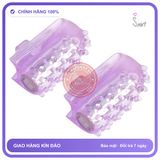Bao Đôn Ngón Tay Rung chính hãng - ôm sát cảm giác thật, chất liệu latex an toàn, hàng nhập khẩu - giao hàng che tên kín đáo mẫu mới