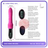 Dương Vật Đóng Telescopic Cao Cấp chính hãng - 10 chế độ rung, sạc usb, điều khiển từ xa - giao hàng che tên kín đáo