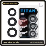 (Che Tên) Bộ 3 Vòng Đeo Dương Vật Titan Cao Cấp 323119 Giao Nhanh Toàn Quốc