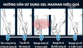 Gel Maxman tăng kích thước dương vật hiệu quả nhất