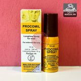 Chai xịt kéo dài thời gian quan hệ Procomil Spray 15ml chính hãng - thấm nhanh không nhờn rít, dùng trước khi quan hệ, nhỏ gọn dễ mang theo - giao hàng che tên kín đáo