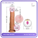 Dương Vật Đóng Yeain Thụt Điều Khiển Từ Xa Tốt chính hãng - rung nhấp chuyển động đẩy tới và lui tự động, chất liệu an toàn cho da, dễ vệ sinh - giao hàng che tên kín đáo