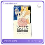 Bao Cao Su Sagami Love Me Hộp 10 Cái chính hãng - siêu mỏng, nhiều gel bôi trơn, ôm sát cảm giác thật - giao hàng che tên kín đáo
