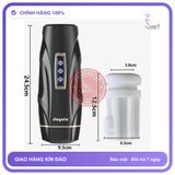 Âm Đạo hút và mút cực mạnh Doyola Cao Cấp chính hãng - 10 chế độ rung, có sưởi ấm, silicone y tế - giao hàng che tên kín đáo