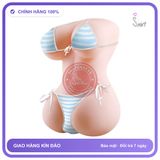 Khối Âm Đạo Bán Thân Cầm Tay không Rung chính hãng - chất liệu an toàn cho da, dễ vệ sinh, êm ái khi dùng - giao hàng che tên kín đáo