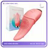 Lưỡi Liếm Tongue Vibrator chính hãng - 10 chế độ rung, sạc USB, rung êm không tiếng động - giao hàng che tên kín đáo