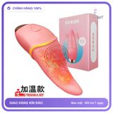 Lưỡi Liếm Tongue Vibrator chính hãng - 10 chế độ rung, sạc USB, rung êm không tiếng động - giao hàng che tên kín đáo