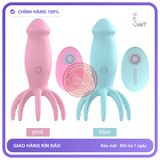 Trứng Rung Bạch Tuộc Octopus Điều Khiển Từ Xa chính hãng - sạc USB, silicone mềm mại, chất liệu an toàn cho da - giao hàng che tên kín đáo