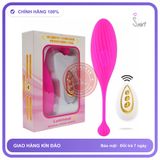 Trứng Rung Cá Heo Sọc Điều Khiển Từ Xa chính hãng - chống nước, silicone y tế, chất liệu an toàn cho da - giao hàng che tên kín đáo