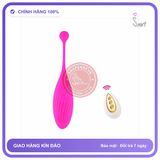 Trứng Rung Cá Heo Sọc Điều Khiển Từ Xa chính hãng - chống nước, silicone y tế, chất liệu an toàn cho da - giao hàng che tên kín đáo