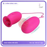Trứng Rung Lưỡi Liếm Prettylove Daisy chính hãng - 12 chế độ rung, chất liệu an toàn cho da, dễ vệ sinh - giao hàng che tên kín đáo