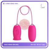 Trứng Rung Lưỡi Liếm Prettylove Daisy chính hãng - 12 chế độ rung, chất liệu an toàn cho da, dễ vệ sinh - giao hàng che tên kín đáo