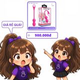 Trứng Rung Prettylove Elvira Điều Khiển Qua Đt chính hãng - sạc USB, silicone mềm mại, chất liệu an toàn cho da - giao hàng che tên kín đáo