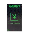 | Playboy 4 Play Pleasure | Bao cao su gân, gai, bạc hà, cung cấp nhiều gel | Hộp 12 Cái | [Mã CK-SP913647-01]