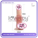 Dương Vật Đóng Lovetoy Sliding-Skin không Rung 7 In chính hãng - sạc USB, silicone mềm mại, chất liệu an toàn cho da - giao hàng che tên kín đáo