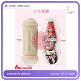 Cốc Âm Đạo 2 Đầu Anime chính hãng - sạc USB, chất liệu an toàn cho da, dễ vệ sinh - giao hàng che tên kín đáo