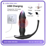 Trứng Rung Đen Thụt Rohs Quai Đeo Điều Khiển Từ Xa chính hãng - chất liệu an toàn cho da, dễ vệ sinh, êm ái khi dùng - giao hàng che tên kín đáo