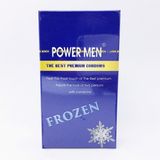 Bao cao su có gân gai hương bạc hà Power Men Frozen -12s [Mã CK-SP915911-02]