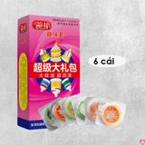 Bao cao su Runbo gân gai lớn hộp 6 cái bảo vệ an toàn [Mã CK-SP916344-03]