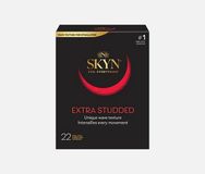 Bao Cao Su Cao Cấp Gân Điểm Nổi SKYN® Extra Studded Condoms 22 Cái [Mã CK-SP916784-02]