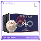 Bao Cao Su Olo Xanh Hộp 10 Cái chính hãng - siêu mỏng, có gai nổi, nhiều gel bôi trơn - giao hàng che tên kín đáo