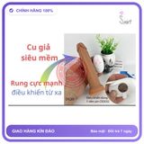 Dương Vật Đóng Rung Yunman Điều Khiển Từ Xa chính hãng - 10 chế độ rung, sạc USB, silicone mềm - giao hàng che tên kín đáo