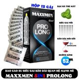 Bao cao su Maxxmen 5 in 1 Prolong kéo dài thời gian lâu nhất [Mã CK-SP920297-06]