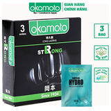 Bao Cao Su Thủ Lĩnh Bóng Đêm Okamoto Strong Giúp Kéo Dài Thời Gian Yêu [Mã CK-SP921177-03]