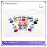 Phích Cắm Hậu Môn Inox Đủ Size chính hãng - chất liệu an toàn cho da, dễ vệ sinh, êm ái khi dùng - giao hàng che tên kín đáo