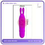Dương Vật Thỏ Prettylove Boyce Nhỏ chính hãng - 10 chế độ rung, sạc USB, silicone mềm mại - giao hàng che tên kín đáo