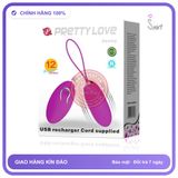 Trứng Rung Prettylove Jenny Điều Khiển Từ Xa chính hãng - 12 cấp độ rung, sạc USB, rung êm không tiếng động - giao hàng che tên kín đáo