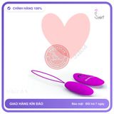 Trứng Rung Prettylove Jenny Điều Khiển Từ Xa chính hãng - 12 cấp độ rung, sạc USB, rung êm không tiếng động - giao hàng che tên kín đáo