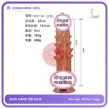 Dương Vật Đóng Gai không Rung Size Nhỏ chính hãng - chất liệu an toàn cho da, dễ vệ sinh, êm ái khi dùng - giao hàng che tên kín đáo