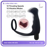 Bút Rung Hậu Môn Quai Đeo 10 Chế Độ chính hãng - 10 chế độ rung, silicone mềm mại, chất liệu an toàn cho da - giao hàng che tên kín đáo