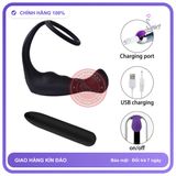 Bút Rung Hậu Môn Quai Đeo 10 Chế Độ chính hãng - 10 chế độ rung, silicone mềm mại, chất liệu an toàn cho da - giao hàng che tên kín đáo