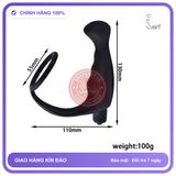 Bút Rung Hậu Môn Quai Đeo 10 Chế Độ chính hãng - 10 chế độ rung, silicone mềm mại, chất liệu an toàn cho da - giao hàng che tên kín đáo