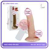 Dương Vật Đóng Thường Rung Ngoáy chính hãng - đế hít tường, silicone mềm mại, chất liệu an toàn cho da - giao hàng che tên kín đáo