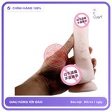 Dương Vật Đóng Thường Rung Ngoáy chính hãng - đế hít tường, silicone mềm mại, chất liệu an toàn cho da - giao hàng che tên kín đáo